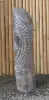 Artikelbild 2 des Artikels “Tiki Polynesische Statue aus Kokosnussholz, ca. 80cm hoch mit schwarzer und weißer Farbe “